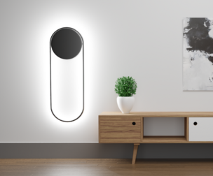 oval wall lamp