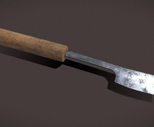 Medieval Hand Forged Wood Splitter