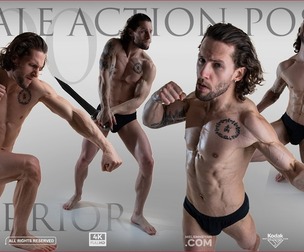 Men Action Warrior poses 650+ Reference pack