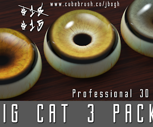 Big Cat 3 Pack - 3D Assets