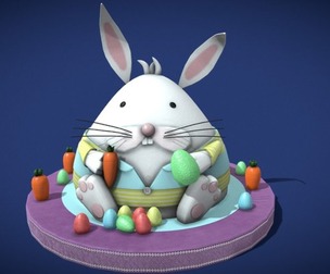Plump Rabbit Cake