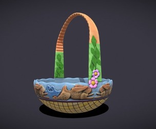 Vintage Easter Basket
