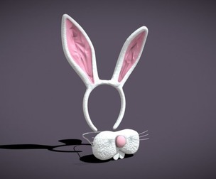 Bunny Attire Ears and Nose