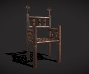 Elegant Cross Chair