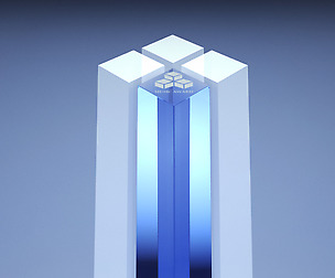 Trophy award cup low poly 03