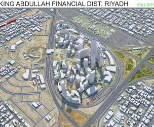 King Abdullah Financial District Riyadh 5km