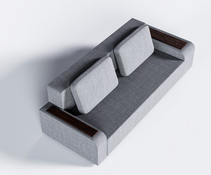 Sofa in grey color