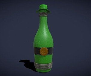St Patricks Day Bottle