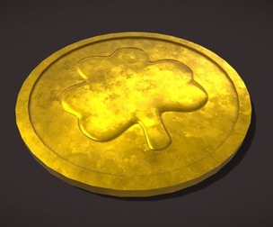 Lucky Gold Coin