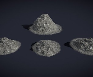 Rock Gravel Piles