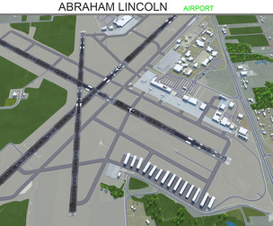 Abraham Lincoln Capital Airport Springfield 10km