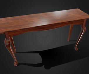 Hall Table - Low Poly