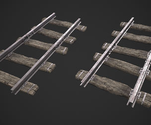 Wooden Railway Tracks