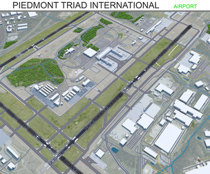 Piedmont Triad  Airport Greensboro 10km