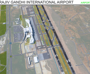 Rajiv Gandhi International Airport Hyderabad 10km