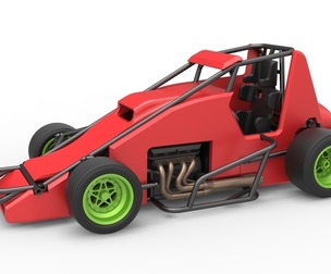 Pavement Sprint car Scale 1:25