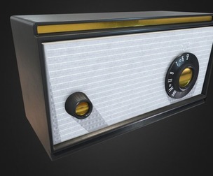 Tube Radio V01 - Low Poly