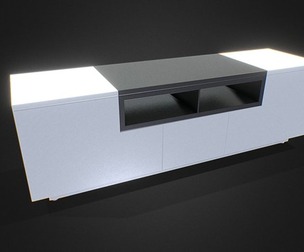 Tv Stand V03 - Low Poly
