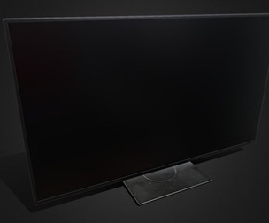 Monitor V02 - Low Poly