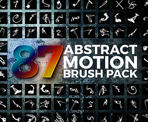 87 Abstract Motion Brush Pack