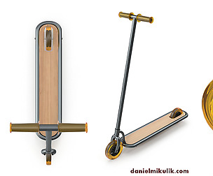 Vintage Scooter High/Low Poly