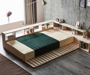 bed frame solid wood pallet mattress base