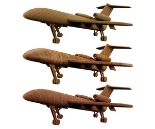 Toy Wooden Airplane