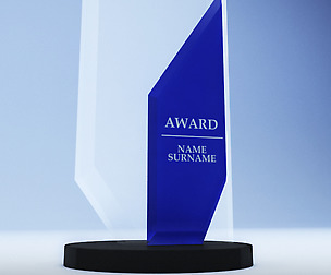 Trophy award cup low poly 13