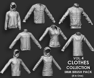 Clothes Collection IMM Brush Pack 8 in One Vol 4