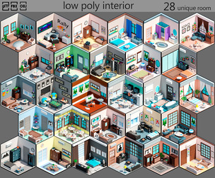 Cartoon interior 3