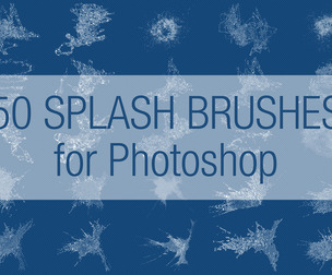 50 Splash Brushes for Photoshop