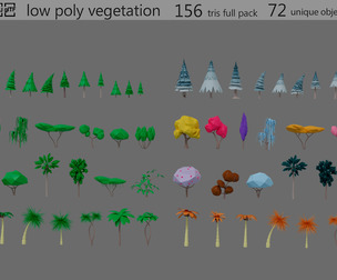 Cartoon vegetation