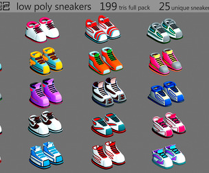 Cartoon sneakers