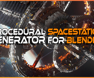Procedural Sci Fi Space Station Generator