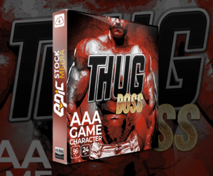AAA Game Character Thug Boss