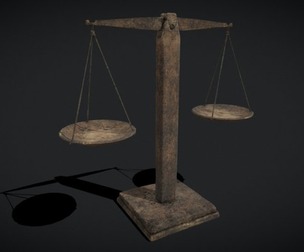 Old Wooden Scale