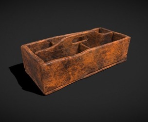 Medieval Wooden Tool Box
