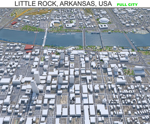Little Rock city Arkansas USA 40km