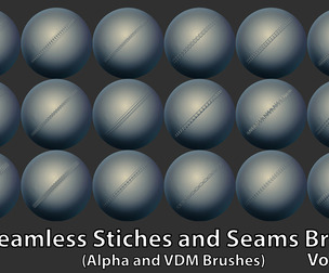 Seamless Cloth Stiches and seams Vol 2