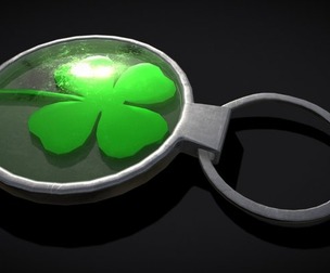 Clover Key Ring