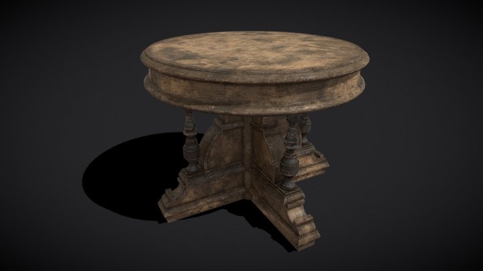 Round Renaissance Table Round Renaissance Table