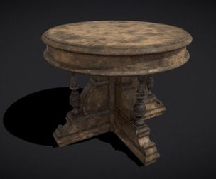 Round Renaissance Table