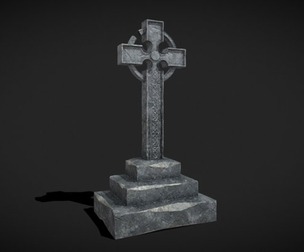 Celtic Cross Tombstone