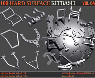 100 Hard Surface KITBASH VOL 04