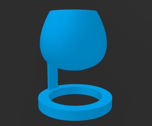 Floating Wineglass Cup