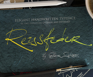 Reissfeder: Elegant Handwritten Font in 2 Options