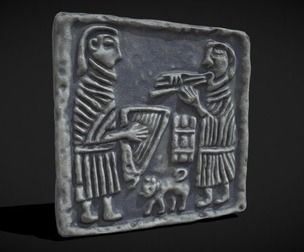 Musicians Relief Sculpture