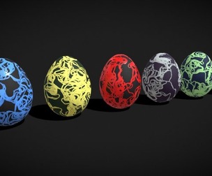 Easter Eggs Designs Two