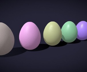Easter Eggs Light Colors