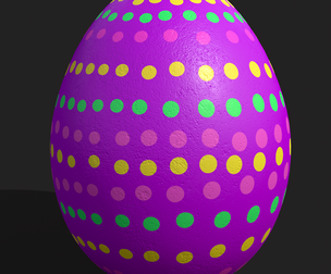 Easter Egg Pink Spotted